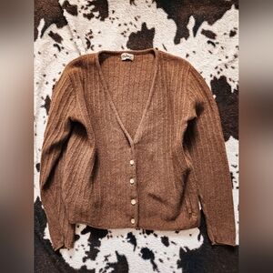 "GARLAND" WOMEN'S 60'S CARDI - BROWN